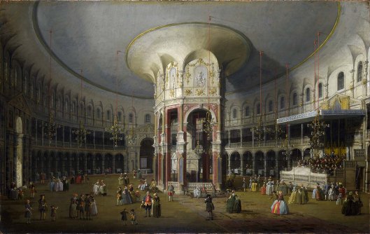 Giovanni Paolo Panini - The Lottery in Piazza di Montecitorio