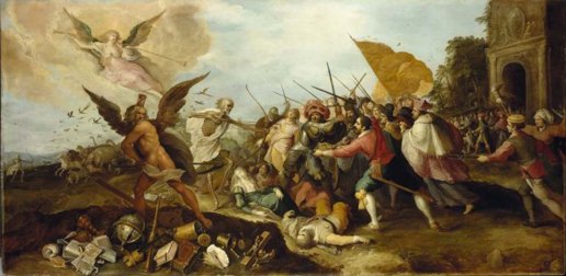 Frans Francken the Elder The Battle of Time against Death